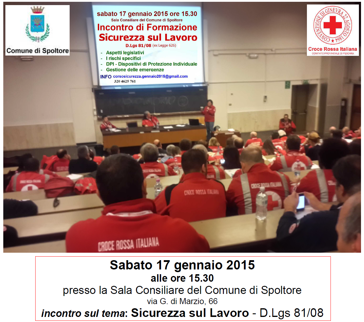 INCONTRO SULLA SICUREZZA SUL LAVORO