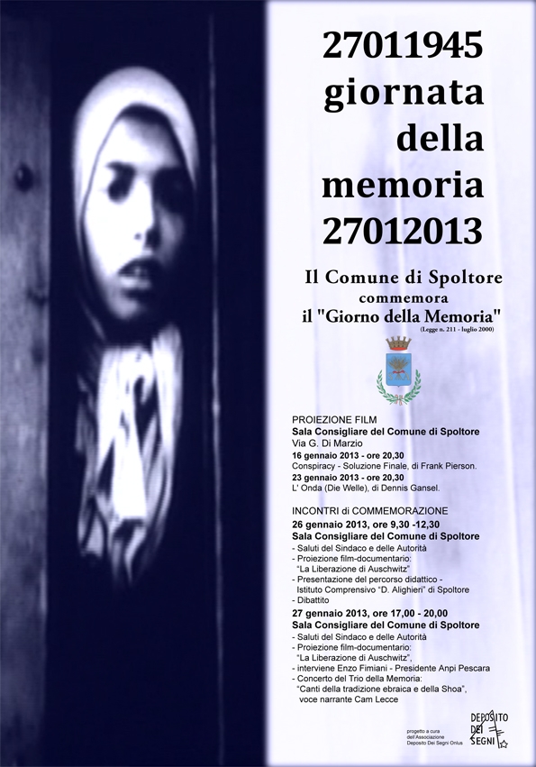 Il Comune celebra il Giorno della Memoria