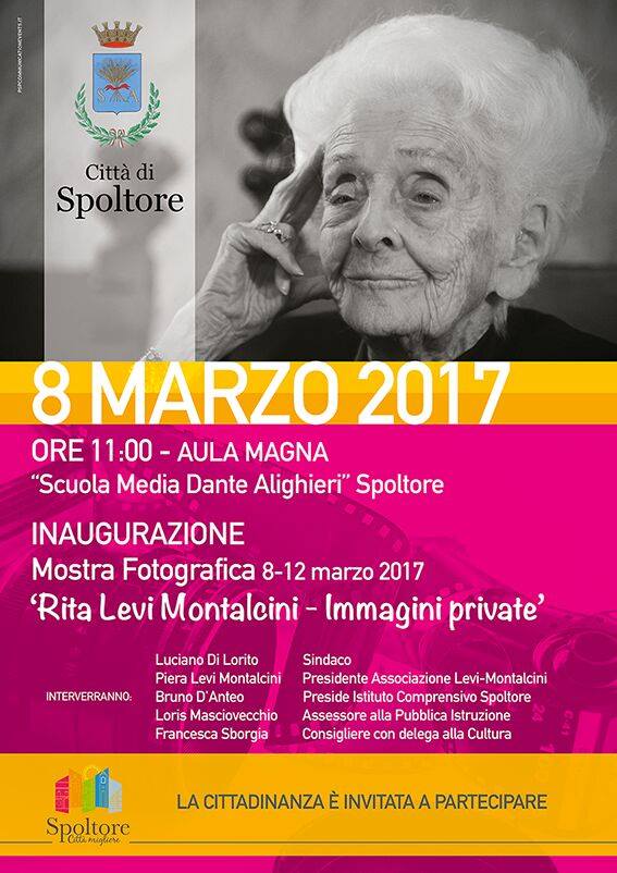 8 MARZO: APRE LA MOSTRA "RITA LEVI MONTALCINI: IMMAGINI PRIVATE"