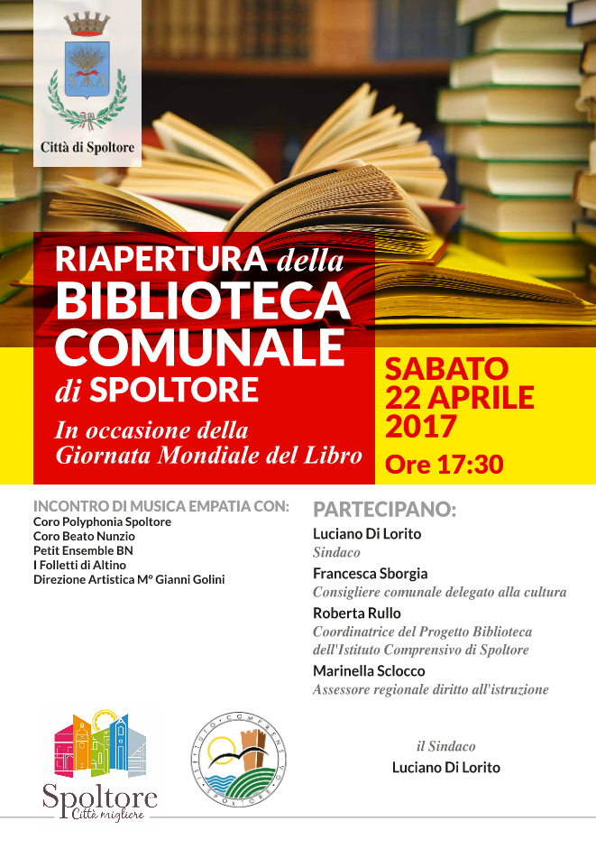 Riapre la biblioteca comunale di Spoltore