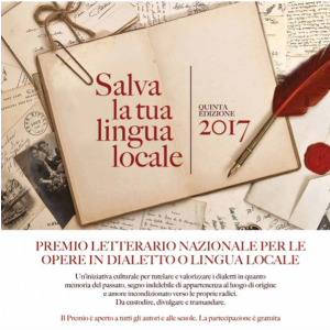 V PREMIO SALVA LA TUA LINGUA LOCALE